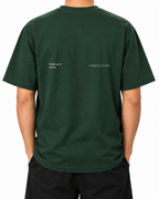 Always Late Still Ahead · 240 GSM woman worn back on white
