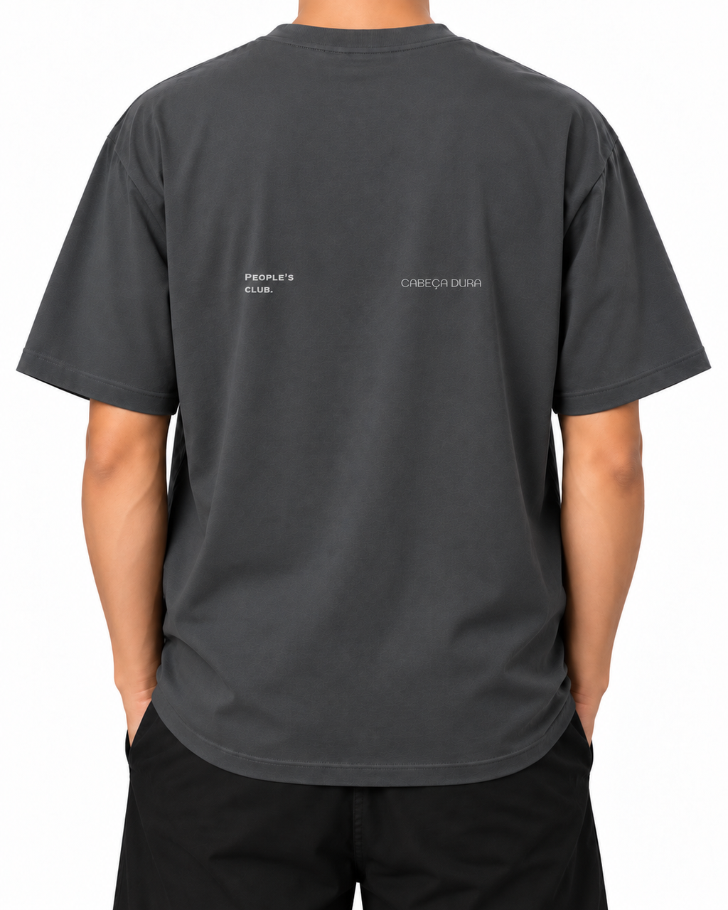 Always Late Still Ahead · 240 GSM woman worn back on white