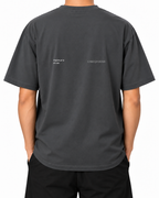 Always Late Still Ahead · 240 GSM woman worn back on white