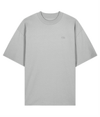 Augusta Cold Fortune T-Shirt — Heather Grey, front view with small white CD embroidery on the left chest.
