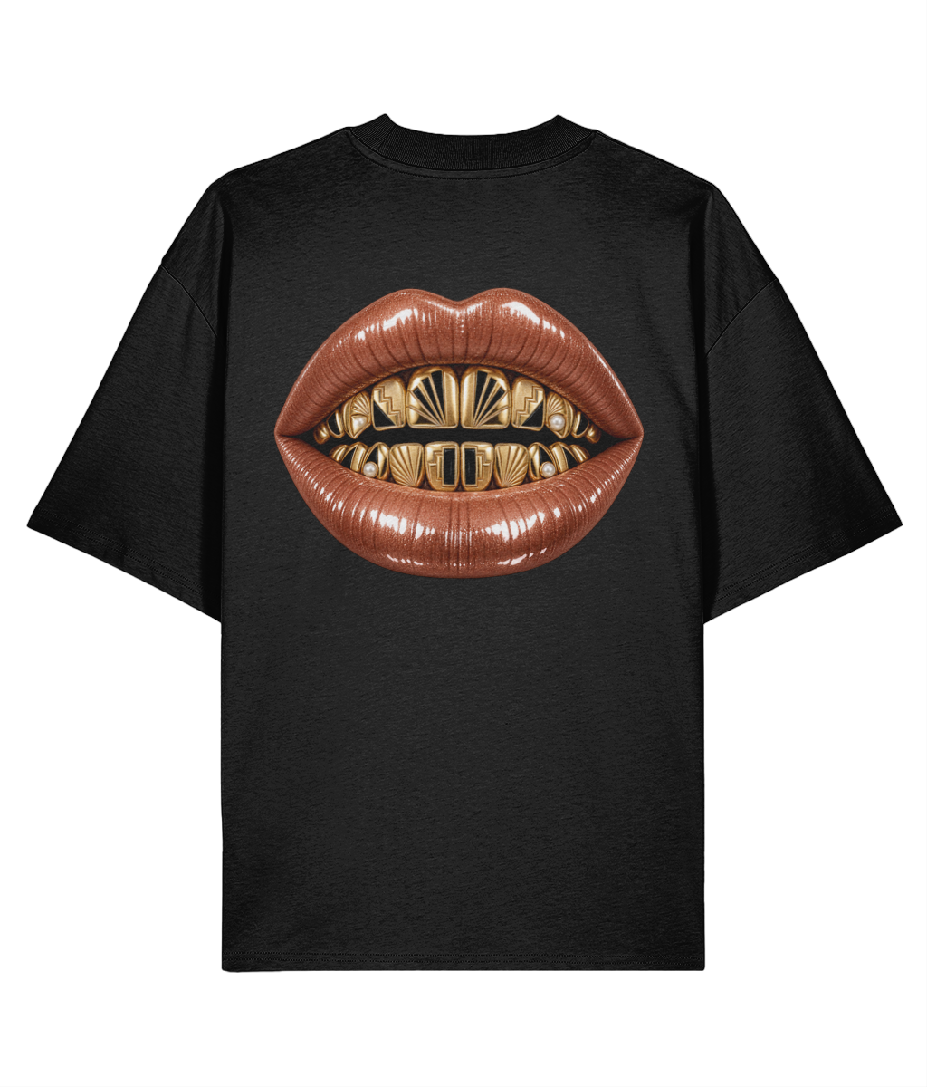 Augusta Gilded Vice T-Shirt — Black, Rückansicht mit dem großen Originalmotiv Gilded Vice
