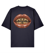 Augusta Gilded Vice T-Shirt — French Navy, back view with the large original Gilded Vice artwork.