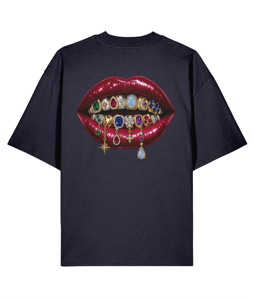 Augusta Rare Form T-Shirt — French Navy, Rückansicht mit dem großen Originalmotiv Rare Form
