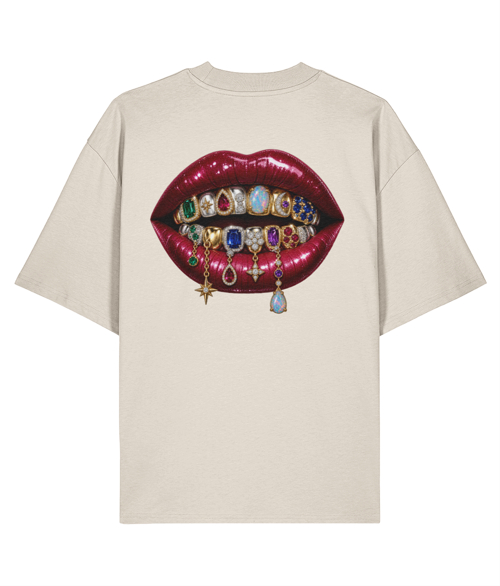 Augusta Rare Form T-Shirt — Natural Raw, back view with the large original Rare Form artwork.