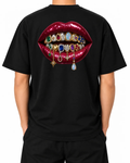 Rare Form T-Shirt — Black, model A wearing the T-shirt, back view on a white background.