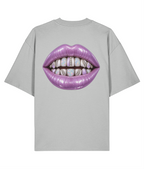 T-shirt Augusta Soft Power — Heather Grey, vista dal retro con la grande grafica originale Soft Power