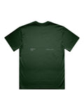 Always Late Still Ahead Forest Green T-shirt, back product view – Augusta Store