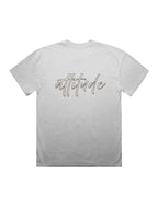 Elite Attitude Faded White T-shirt, back product view – Augusta Store