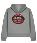 Sudadera boxy con capucha Rare Form — Misty Grey, vista trasera