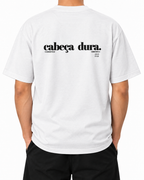 Cabeça Dura — White — Stella Embroidered worn back on white