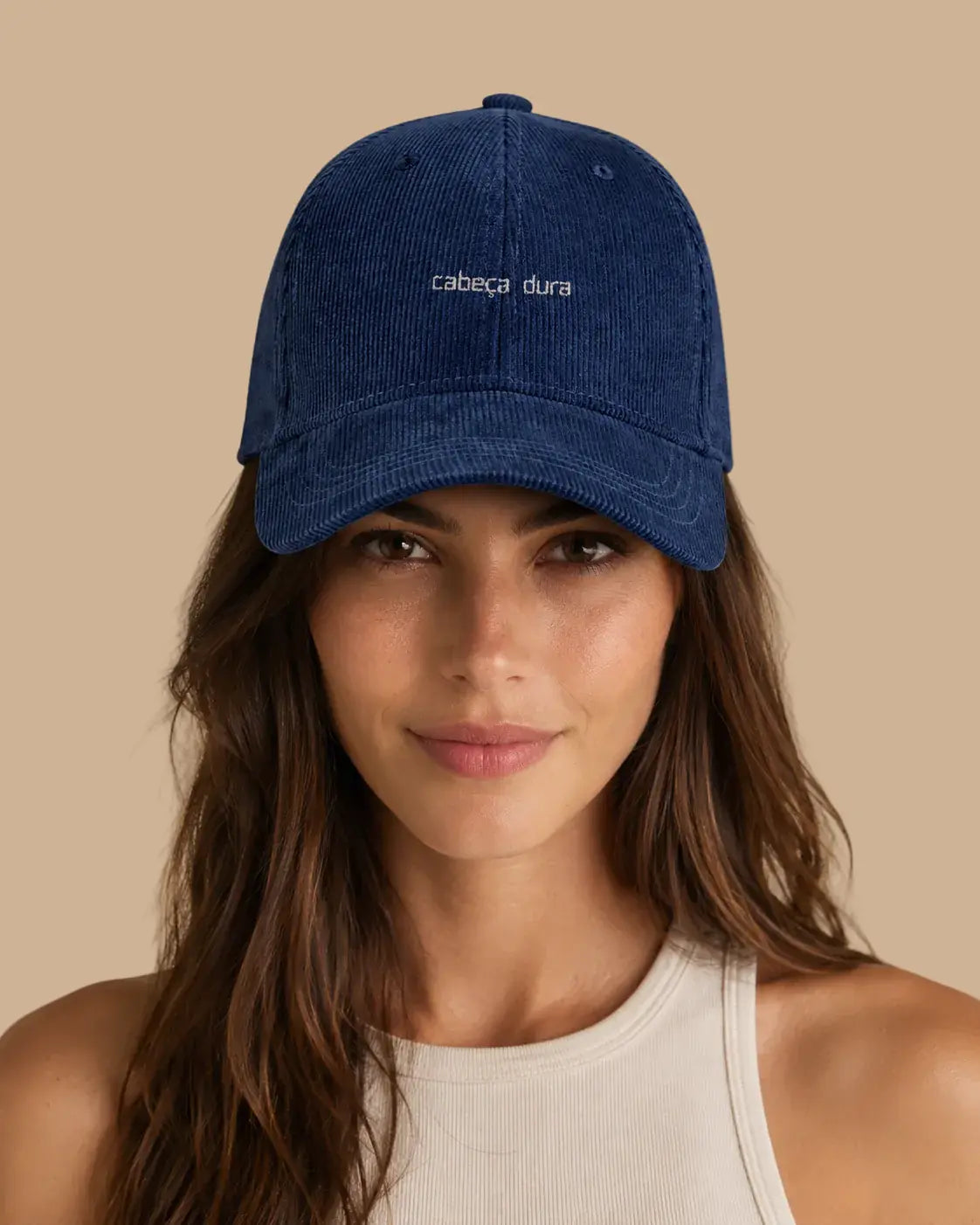 EarthAware organic cord Cabeça Dura baseball cap product view 2