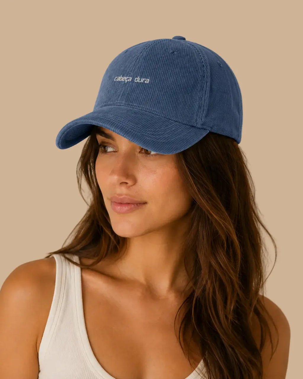 EarthAware organic cord Cabeça Dura baseball cap product view 6