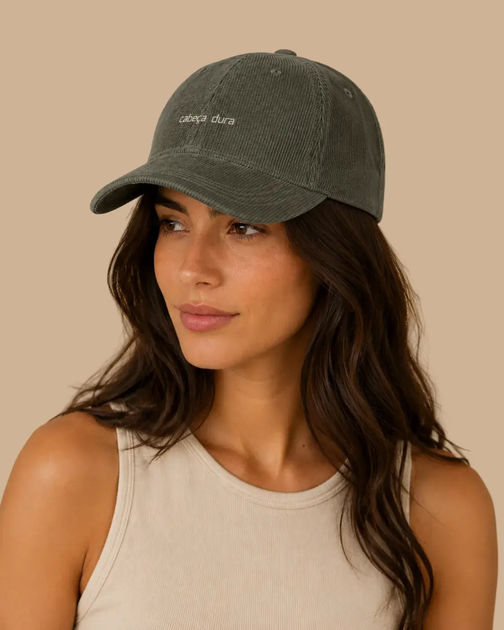 EarthAware organic cord Cabeça Dura baseball cap product view 10