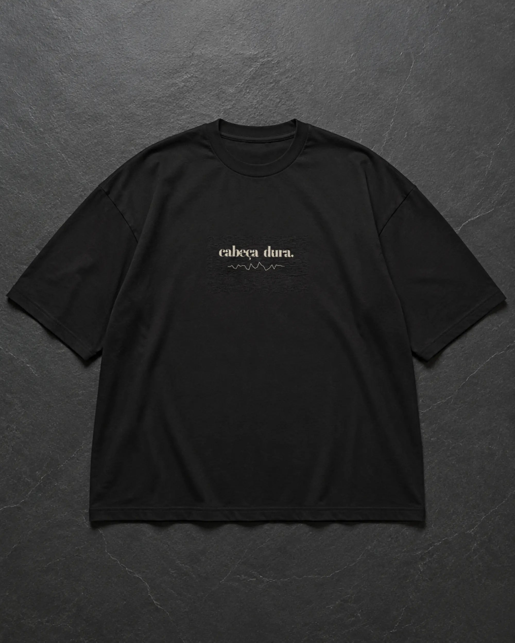 Cabeça Dura Frequency Black — front flat lay | augusta-mode-shared augusta-gender-men augusta-gender-women augusta-view-front augusta-color-black