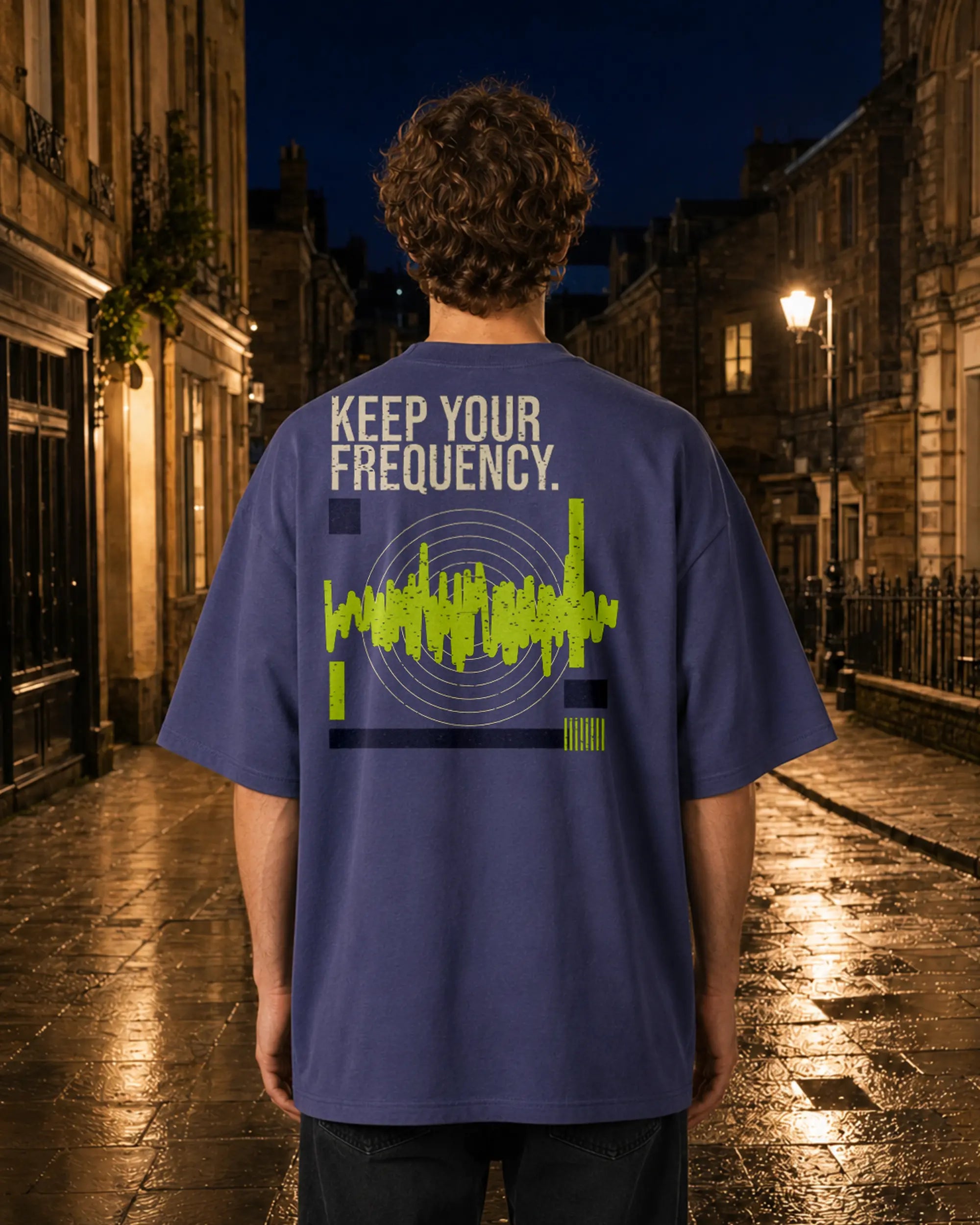 Cabeça Dura Frequency Dusk — men's back, nighttime | augusta-mode-night augusta-gender-men augusta-view-back augusta-color-dusk
