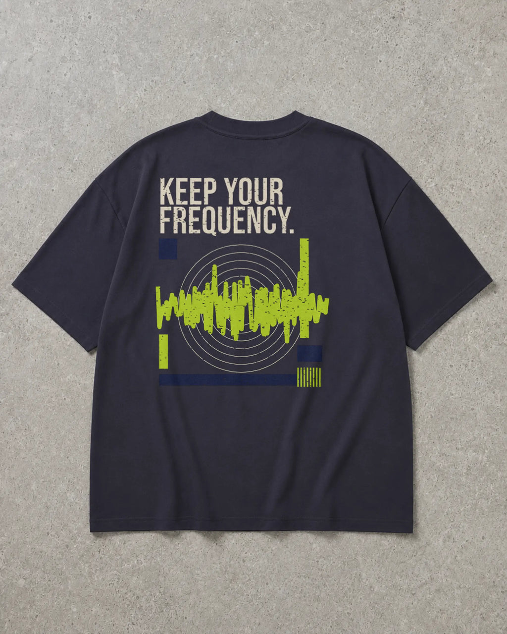 Cabeça Dura Frequency French Navy — back flat lay | augusta-mode-shared augusta-gender-men augusta-gender-women augusta-view-back augusta-color-french-navy