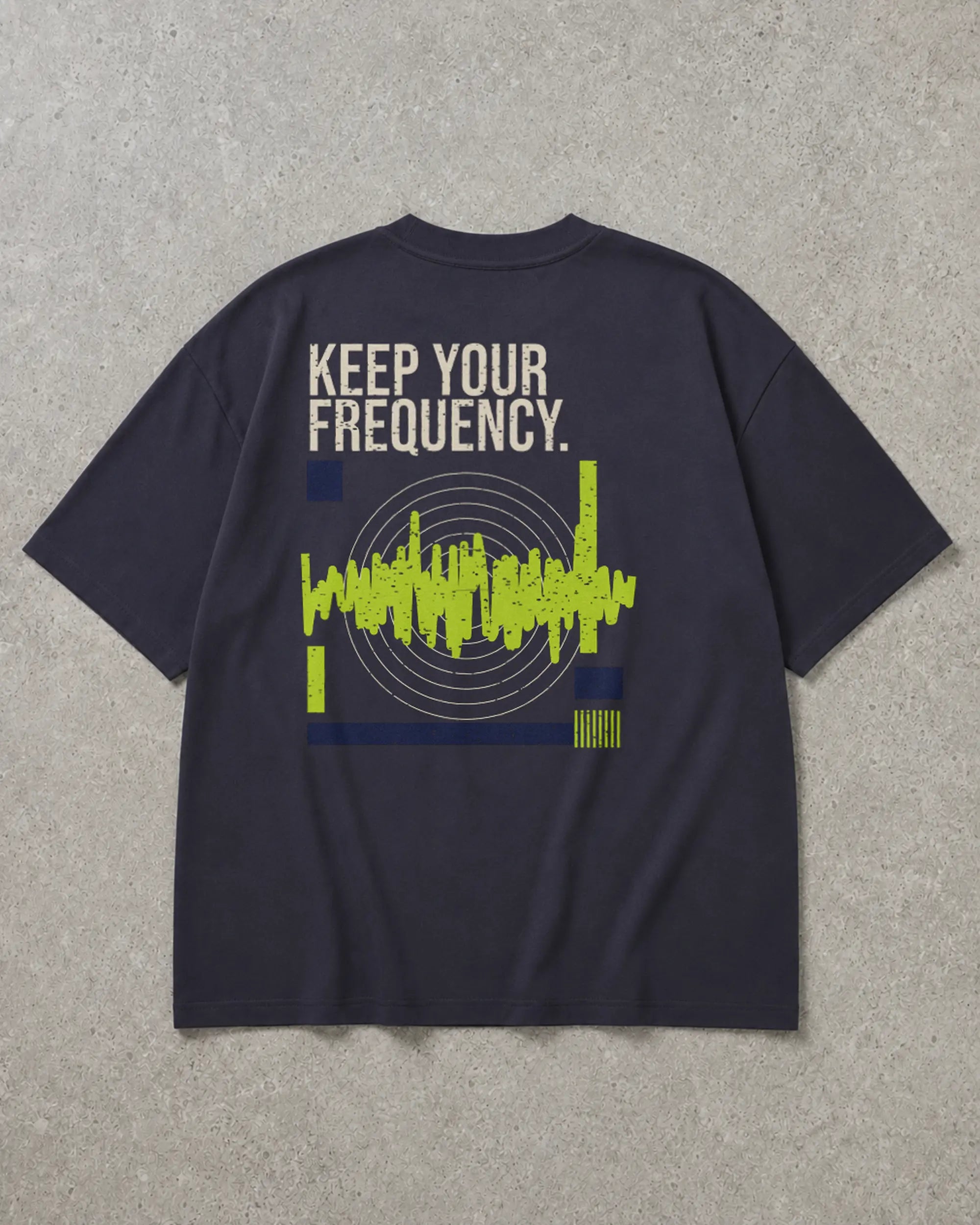 Cabeça Dura Frequency French Navy — back flat lay | augusta-mode-shared augusta-gender-men augusta-gender-women augusta-view-back augusta-color-french-navy