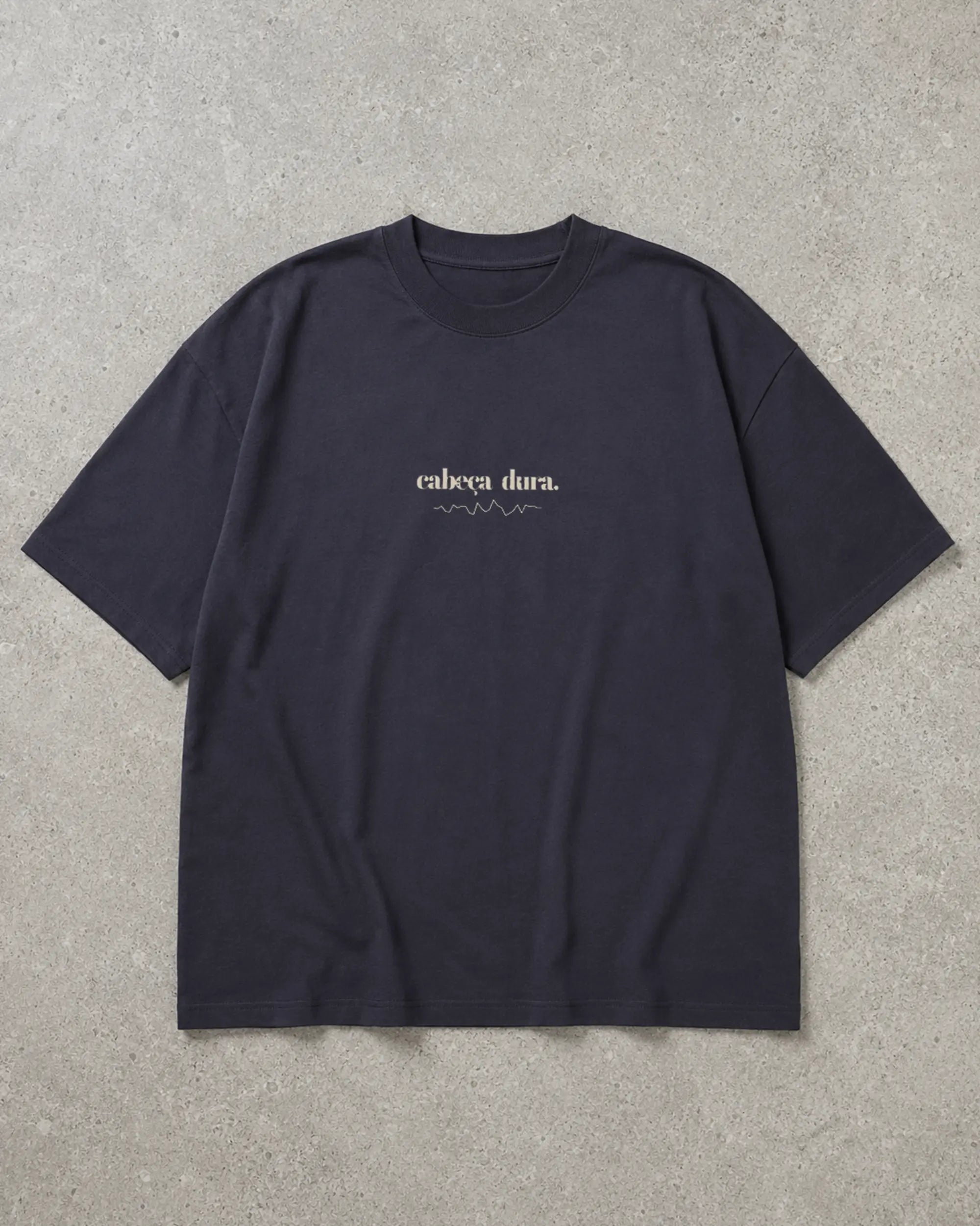 Cabeça Dura Frequency French Navy — front flat lay | augusta-mode-shared augusta-gender-men augusta-gender-women augusta-view-front augusta-color-french-navy
