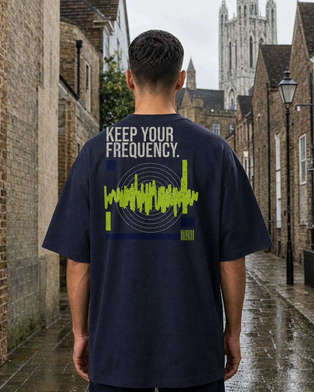 Cabeça Dura Frequency French Navy — men's back, daytime | augusta-mode-day augusta-gender-men augusta-view-back augusta-color-french-navy