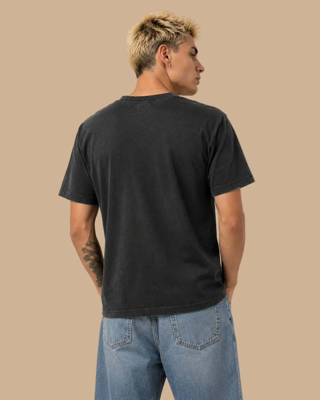 I Said What I Said faded black Cabeça Dura T-shirt product view 2