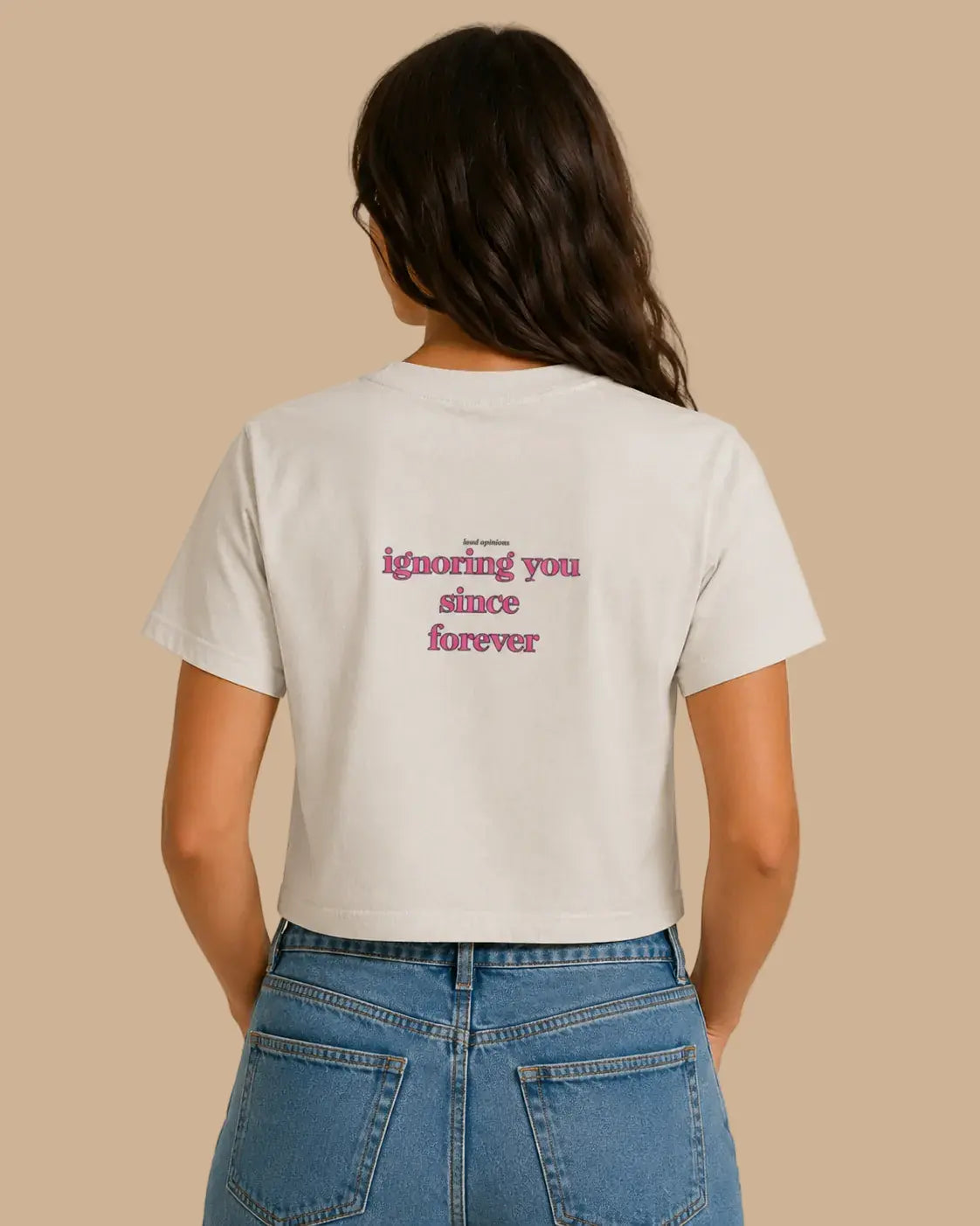 Ignoring You Since Forever faded bone Cabeça Dura T-shirt product view 2