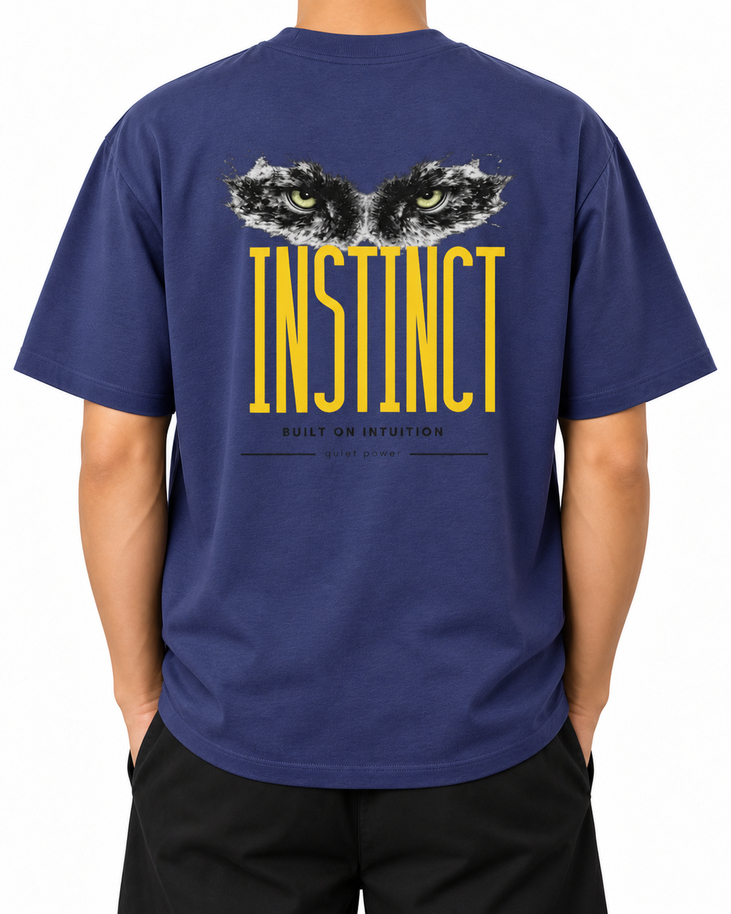 INSTINCT — Dusk — Stella Embroidered worn back on white
