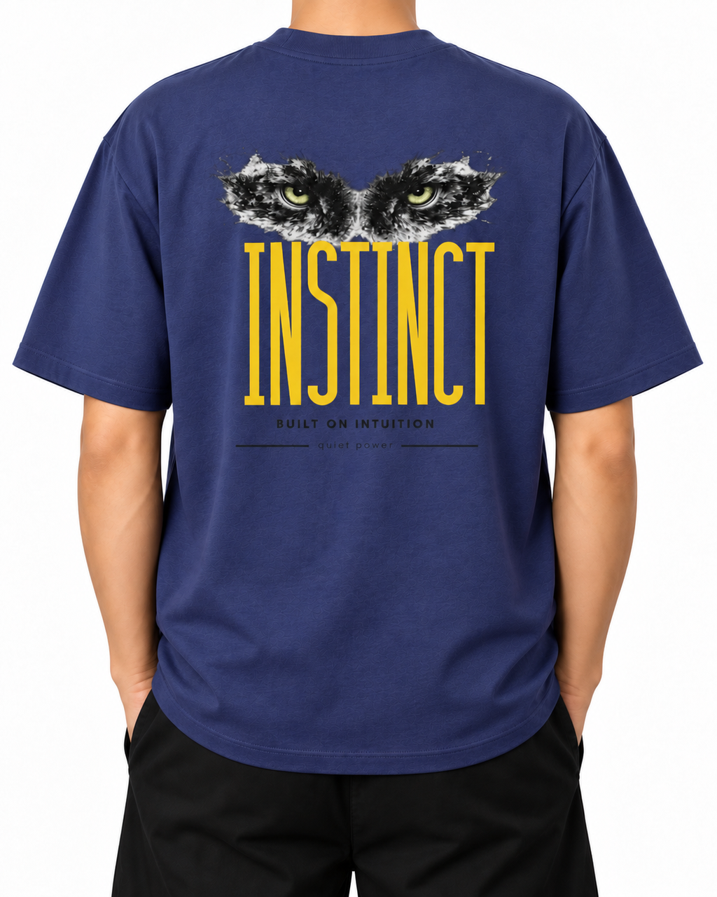 INSTINCT — Dusk — Stella Embroidered woman worn back on white