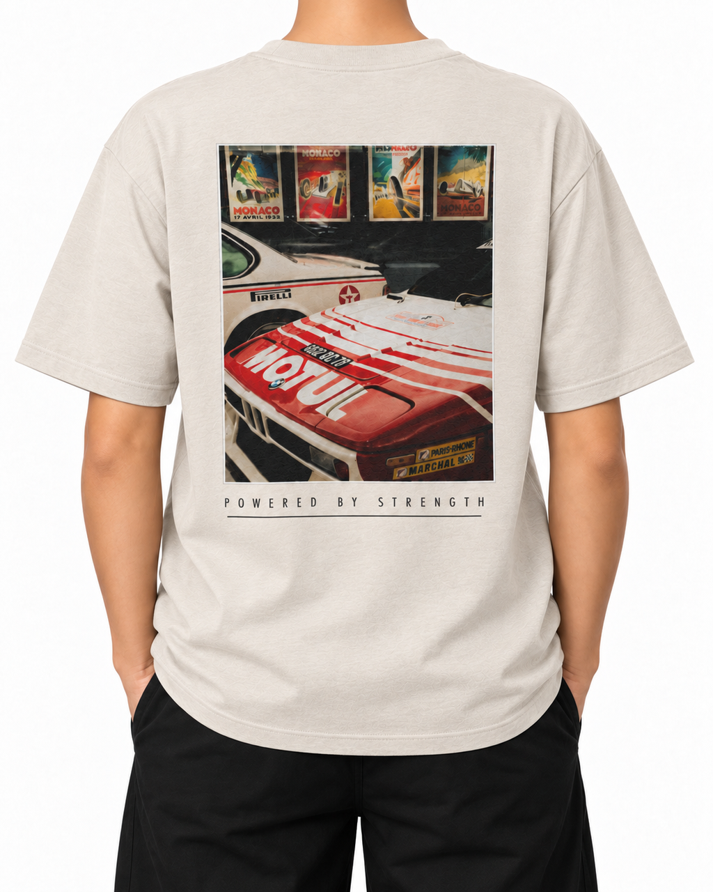 Legacy Racing Division · 200 GSM woman worn back on white