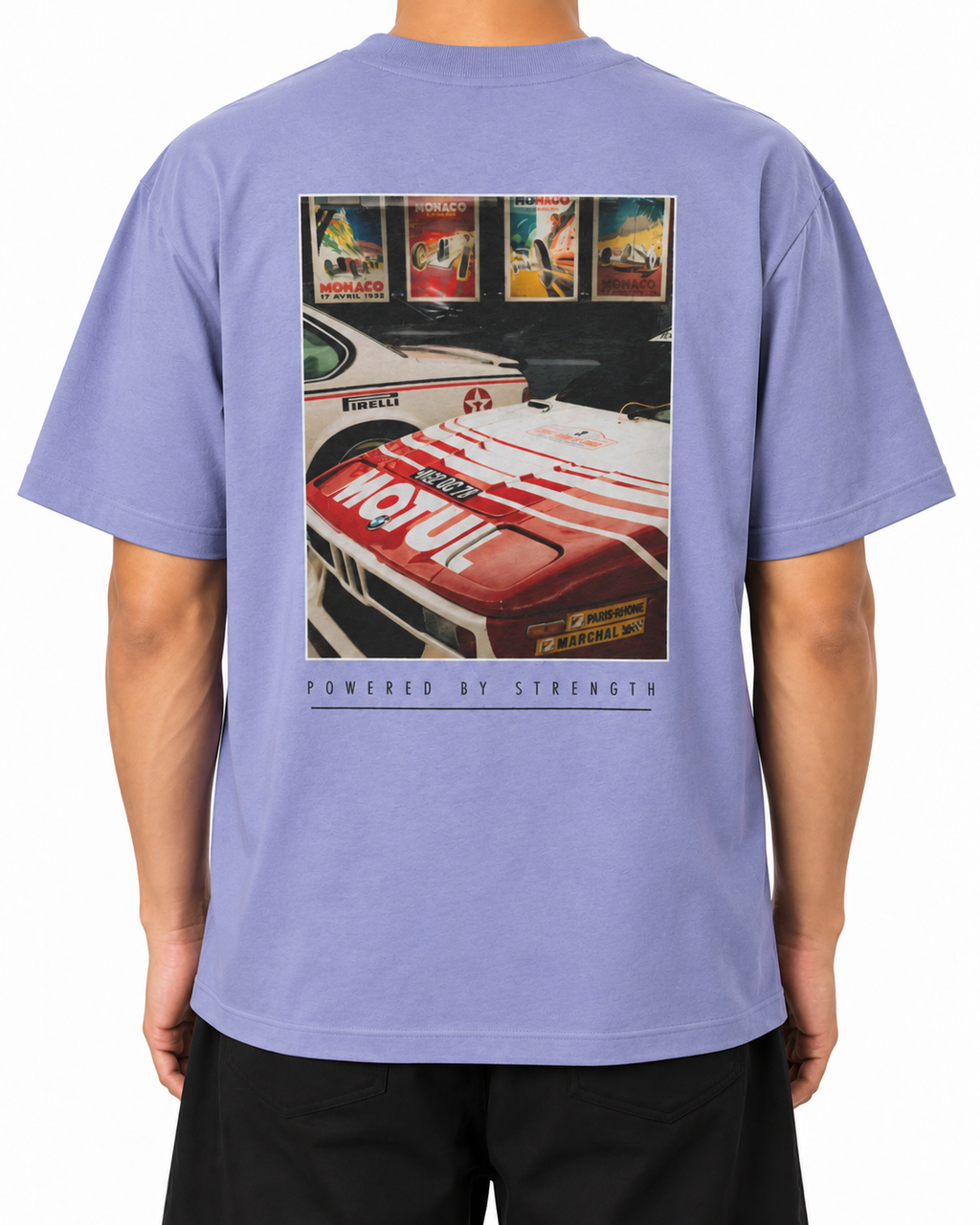 Legacy Racing Division · 200 GSM worn back on white