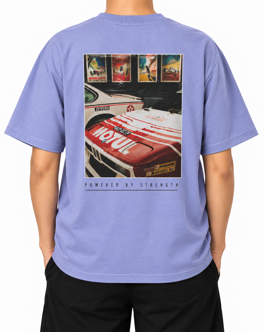 Legacy Racing Division · 200 GSM woman worn back on white