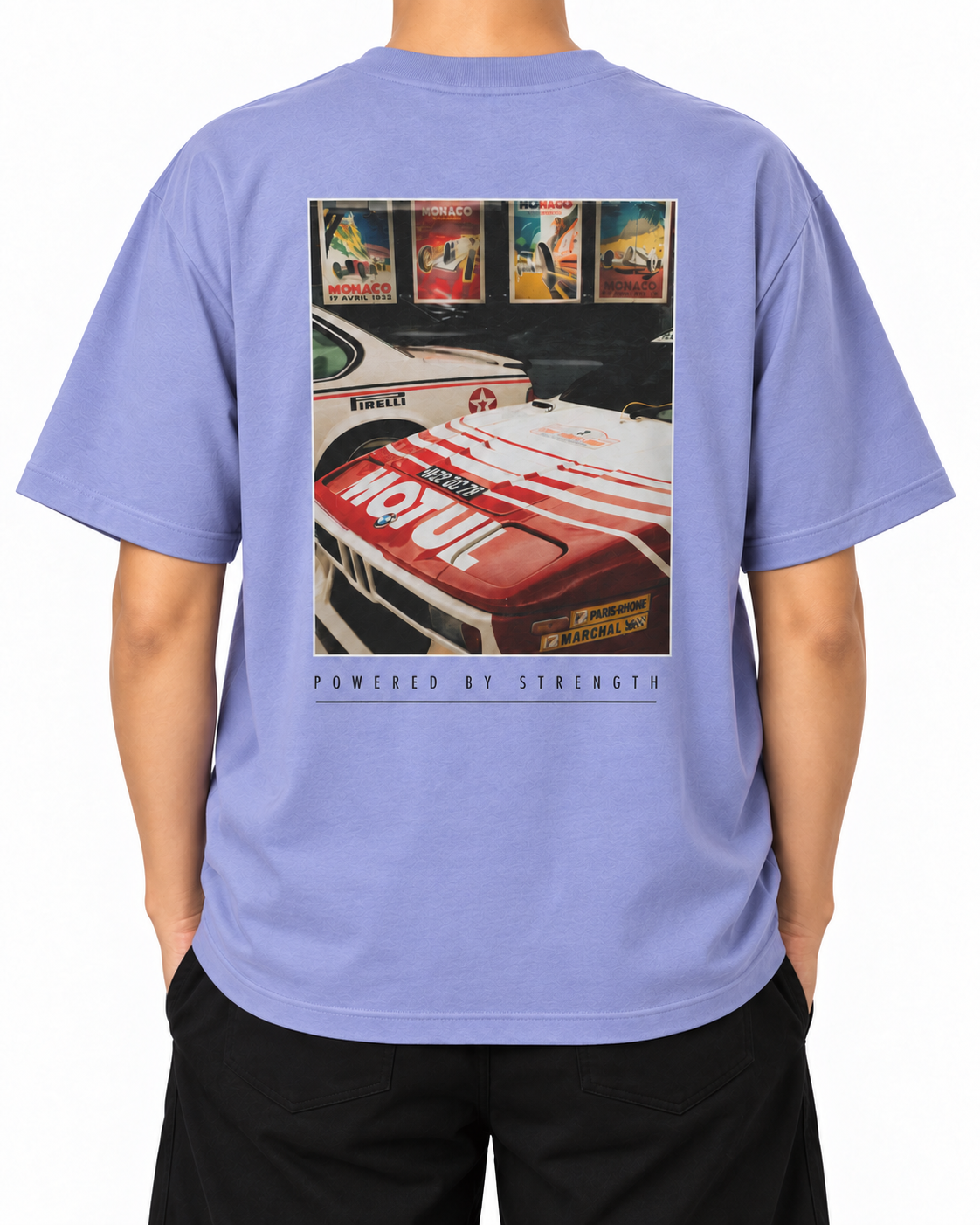 Legacy Racing Division · 200 GSM woman worn back on white