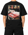 Legacy Racing Division — Black — Stella Embroidered woman worn back on white