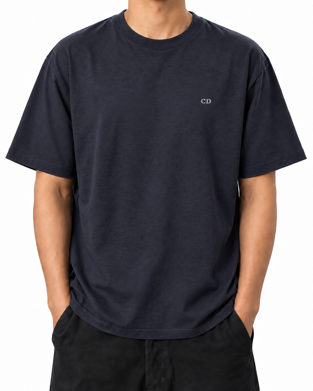 Legacy Racing Division — French Navy — Stella Embroidered French Navy worn front on white