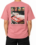 Legacy Racing Division — Pink Joy — Stella Embroidered woman worn back on white