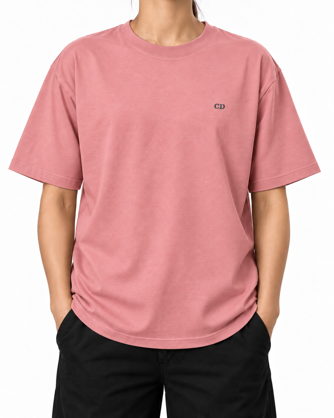 Legacy Racing Division — Pink Joy — Stella Embroidered woman worn front on white