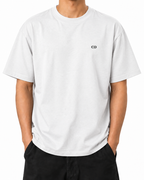 Legacy Racing Division — White — Stella Embroidered White worn front on white