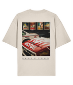Legacy Racing Division T-Shirt — Natural Raw, back view