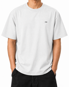 People’s Club — White — Stella Embroidered White worn front on white