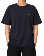 Pressure — French Navy — Stella Embroidered woman worn front on white