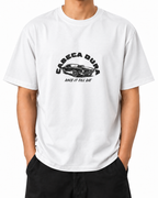 Race Till Die · 240 GSM White worn front on white