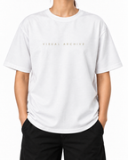 Visual Archive · 240 GSM woman worn front on white
