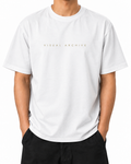 Visual Archive · 240 GSM White worn front on white