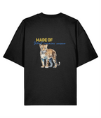 Visual Archive — Oversized-T-Shirt mit 200 GSM in Black, Rückansicht