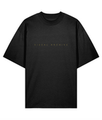 Visual Archive — Oversized-T-Shirt mit 200 GSM in Black, Vorderansicht